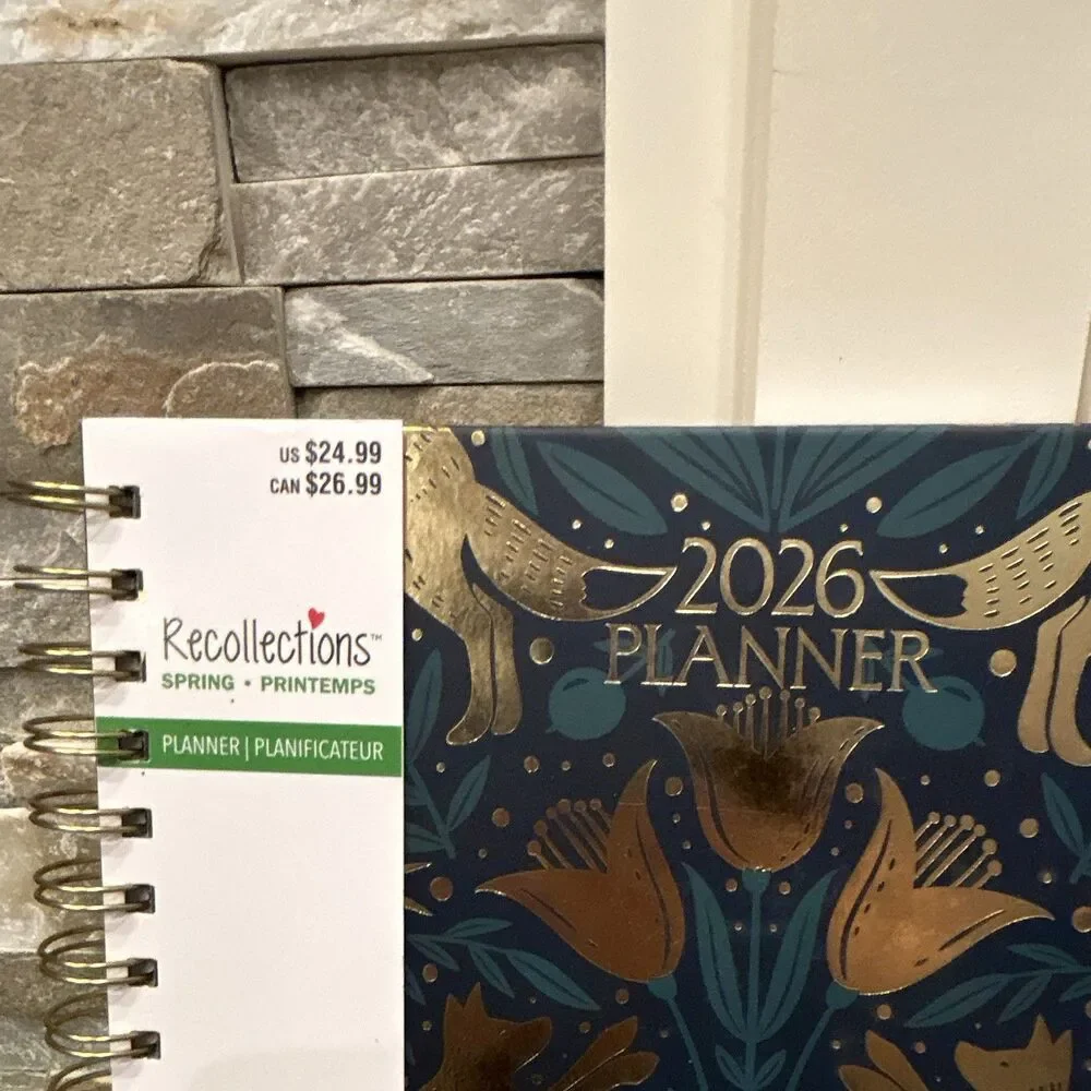 2 for 1 Deal - Recollections 2026 Weekly & Monthly Spiral Planner - CLEARANCE